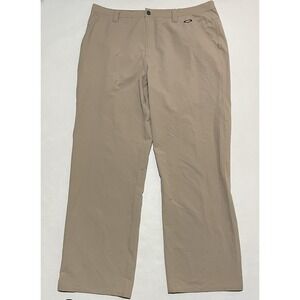 Oakley Pants Mens Size 40 X 32 Golf Beige Khaki Outdoor Casual Straight Chino